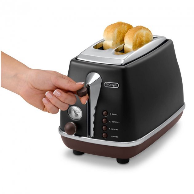 Тостер DeLonghi CTOV 2103 BK Icona Vintage